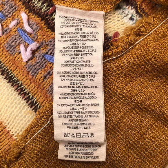 Free People Multi-Pattern Button Blouse - Picture 5 of 5